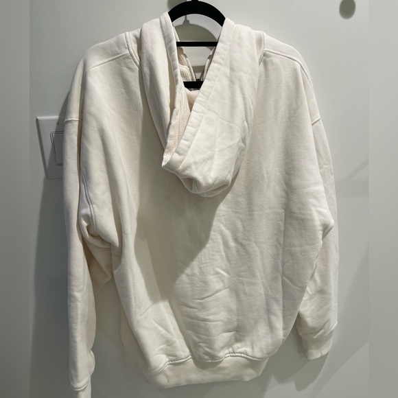 Elwood Core Zip Hoodie in Vintage White - Picture 2 of 3